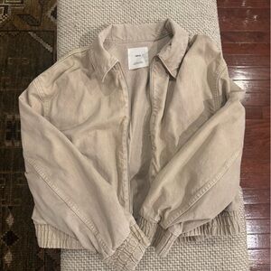 Mango Beige Bomber Jacket